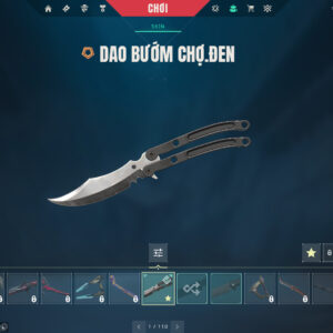 Vandal Hoang Tàn + Dao bướm chợ Đen (Rank Vàng)
