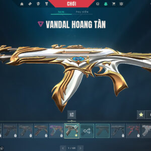 Vandal Hoang Tàn + Dao bướm chợ Đen (Rank Vàng)