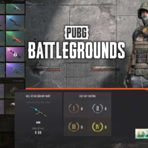 Tài khoản PUBG chưa Plus (Acc ngẫu nhiên)