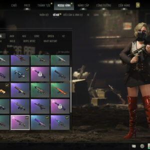 acc PUBG – Ngoạn mục skin (chưa plus)